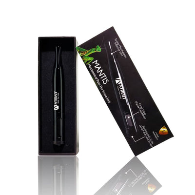 Black Atman Mantis Portable Mechanical Metal Smoking Pipe with retail packaging box