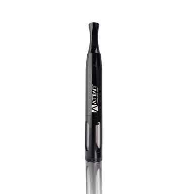 Black Atman Mantis Portable Mechanical Metal Smoking Pipe with white text design