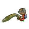 Marble Pendant Sherlock Pipes: Curved glass with colorful decor to enhance your smoking experience