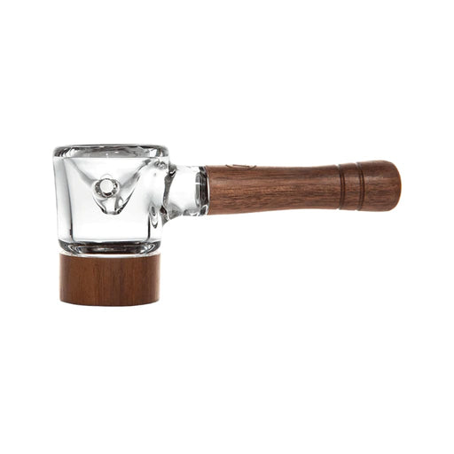 Marley Natural Glass & Walnut Spoon Pipe On sale