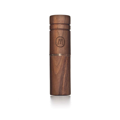 Marley Natural Holder - Small Wooden Cylindrical Container with Engraved Logo for Pre-rolls