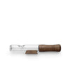 Marley Natural Steamroller: Glass And Wooden Pepper Mill For Your Herbing Ritual