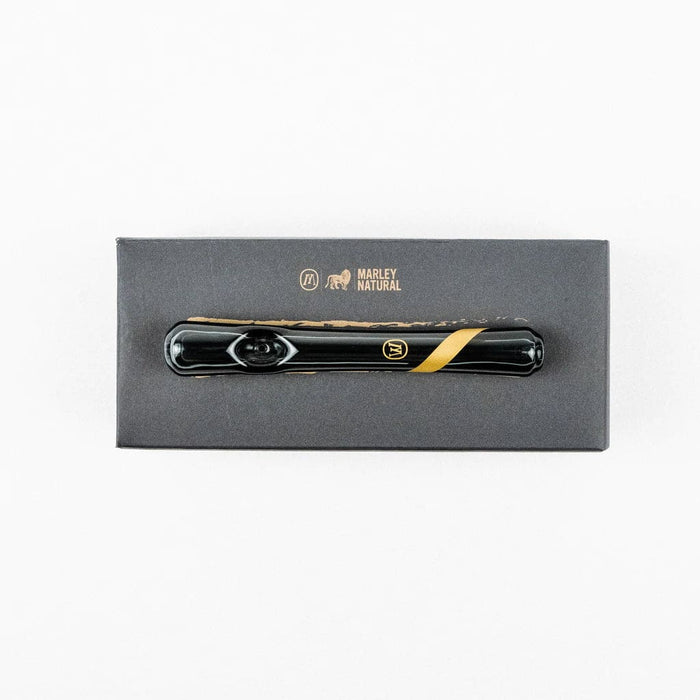 Marley Smoked Glass Steamroller with Gold Stripe On sale