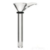 Clear glass funnel downstem replacement for Soft Glass Bongs, perfect for flower bowl slides