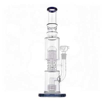 16thick Glass Tree Percolator Bong for Dry Herbs with Arm Tree Percolators and Multiple Chambers