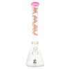 Glass pink unicorn bong with spiral percolator, includes downstem & bowl - Mav Glass