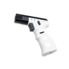 White handheld Maven Torch In Handgun Shape - Model k, windproof black nozzle