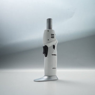Maven limited edition original torch with unique adjustable angle, white silver sleek design