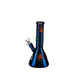 Metallic Rainbow Glass Beaker Water Pipe On sale