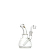 Mini Bubble Base Concentrate Rig by La Pipes - Glass water pipe with curved neck and stem