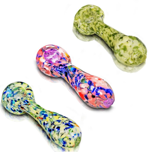 Multi-colored Fritted Hand Pipe On sale