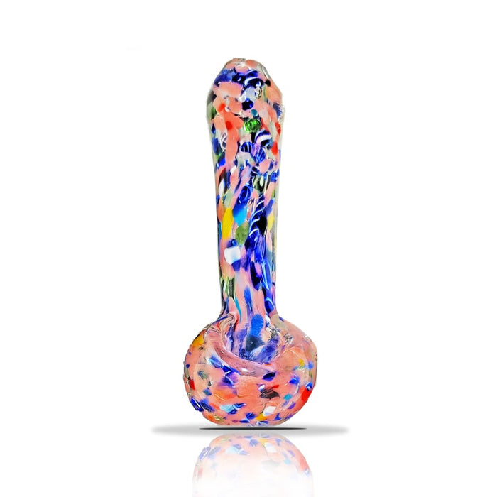 Multi-colored Fritted Hand Pipe On sale