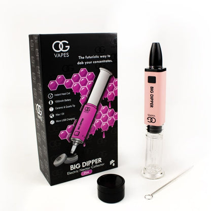 Big Dipper Electronic Nectar Collector with Quartz Tip and accessories packaging
