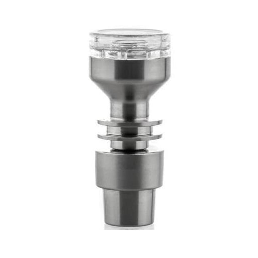 Metal and clear glass dab nail for Omni Low Pro Versatile Omni Head Dabbing Accessories