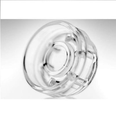 Clear glass or crystal bowl made from high thermal shock semiconductor grade fused quartz