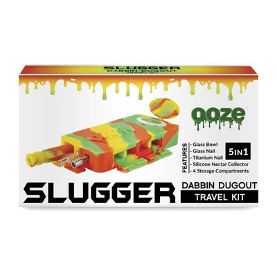 Colorful Ooze Slugger silicone dabbing tool kit for a nice clean dab in retail packaging
