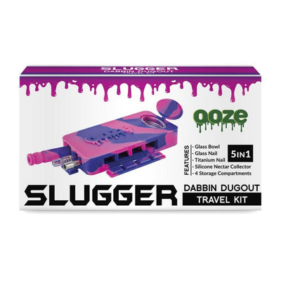 Colorful Slugger Dabbin Dugout travel kit for a nice clean dab on the go