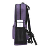 Ooze Traveler smell proof backpack with carbon lining, purple and black, multiple compartments