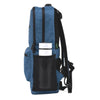 Traveler Series: Blue smell proof backpack with black straps and carbon lining