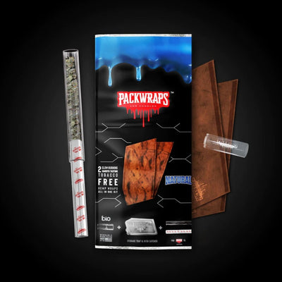 Packwraps tobacco-free wraps in the Ultimate Smoking Kit for an ultimate smoking experience