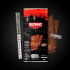 Packwraps tobacco-free wraps with red drip design on black, part of Ultimate Smoking Kit