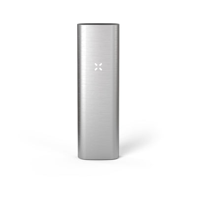 Sleek Pax Vaporizer in silver offers a flavorful, smooth flower experience