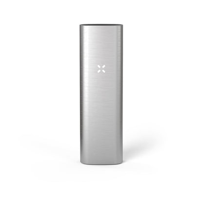 Sleek Pax Vaporizer in silver offers a flavorful, smooth flower experience