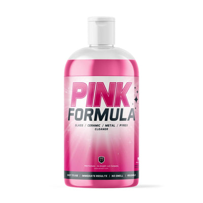 Pink Formula 16oz cleaning solution for glass bong, ceramic, metal, and Pyrex surfaces