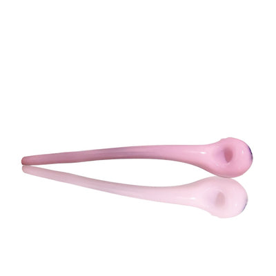 Pink glass stirring rod for Sherlock Hand Pipe in durable pink Sherlock hand pipe design