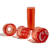 Portable Transparent Pre-roller Cone Filler with Translucent Orange Grinder for Spices