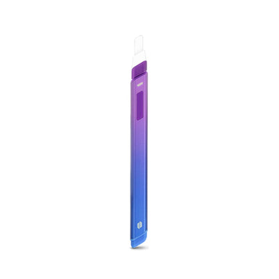 Gradient-colored purple and blue Puffco Hot Knife electronic heated loading vape pen