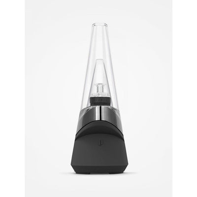 Black and clear glass Vaporizer showcasing Puffco Peak for potent concentrate flavor