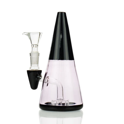 Sleek Puffco Peak Bong with showerhead perc, 7 inch 14mm male bowl