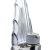 Limited Edition Guardian Puffco Peak Pro: Clear glass vase with angular, sculptural design