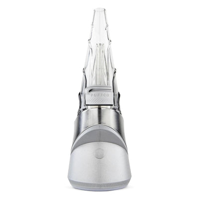 Limited Edition Guardian Puffco Peak Pro with sleek silver and white design