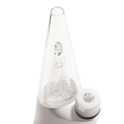 Opal Peak Pro with helixed inner-cone, spiral pattern, gem decoration, and LED lighting