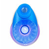 Peak Pro Indiglow - Blue and purple teardrop vaporizer with textured surface and top opening