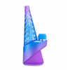 Colorful glass perfume bottle resembling Puffco Peak Pro Indiglow limited edition vaporizer