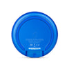 Bright blue Puffco Peak Pro Power Dock - Portable Wireless Charger with regulatory markings
