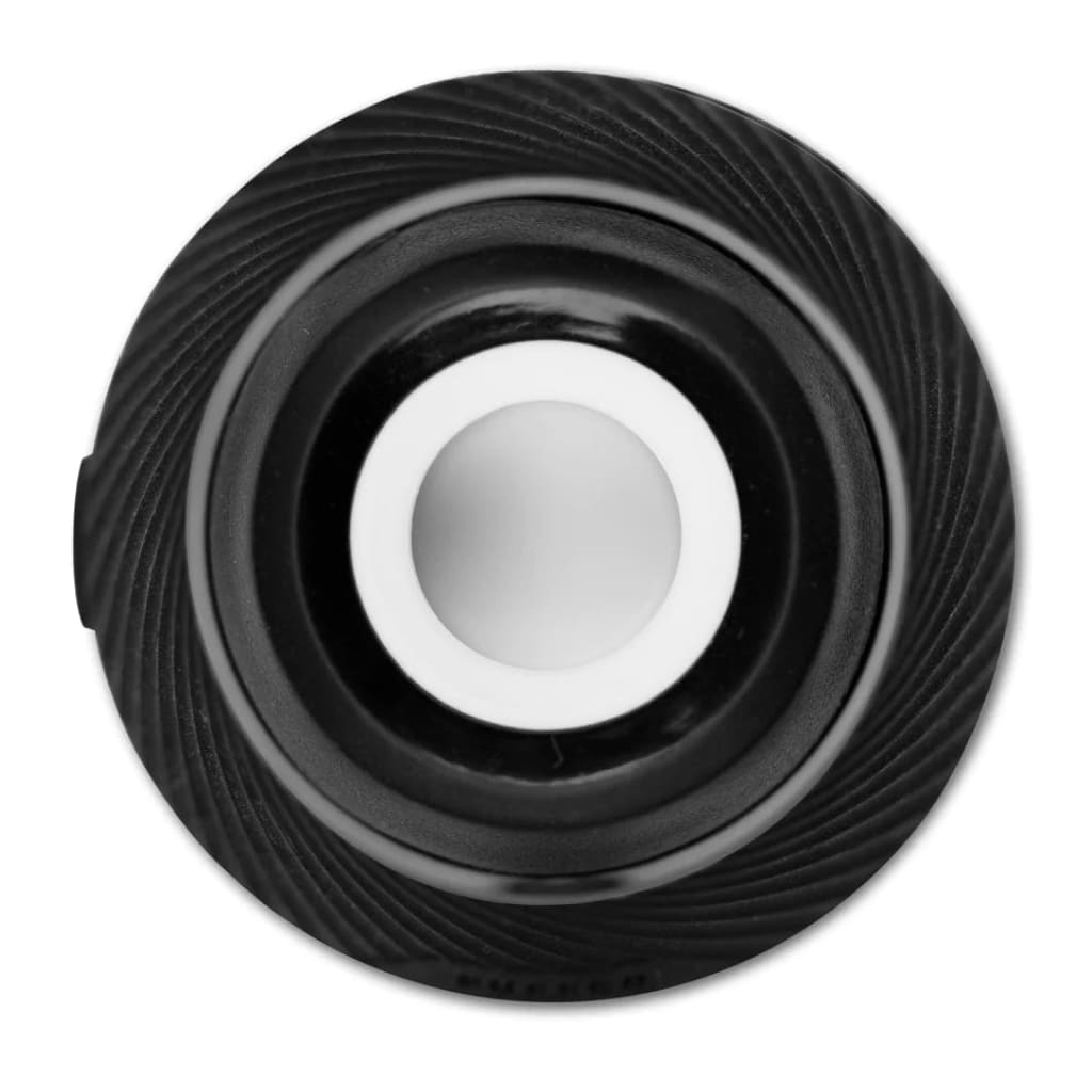 Camera lens resembling the sleek design of Puffco Proxy dry herb vaporizer with artist glass