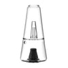 Glass metronome-shaped sipper bubbler cup on Pulsar Sipper Bubbler with auto-fill function