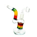 Raked Glass Bubbler Rig On sale