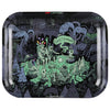 Certified Authentic Raw Large Rolling Tray with Surreal Cartoon Ghostly Forest Illustration