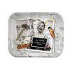 Certified Authentic Raw Large Rolling Tray with Mugshot Photo and Smoking Accessories