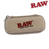 Beige raw pre-roll wallet with reinforced exterior and wax coated fabric