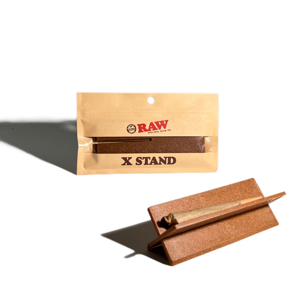 Eco-friendly RAW X Stand: Rolling Tool for Easy Fill Position of papers or accessories