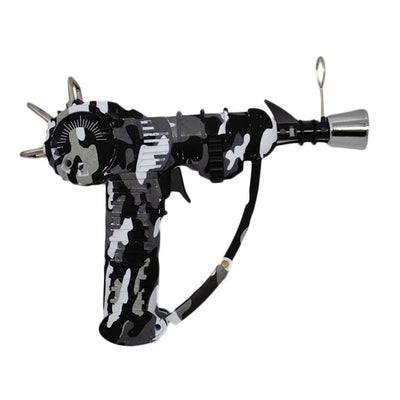 Limited edition Ray Gun Torch in camouflage colors with black and white pattern