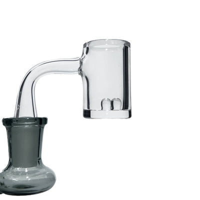 Glass quartz banger attachment for Bq Cycler Recycler with Spinner Disk and Silicone Stand