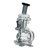 Bq Cycler Recycler with Spinner Disk and Silicone Stand features intricate glass design