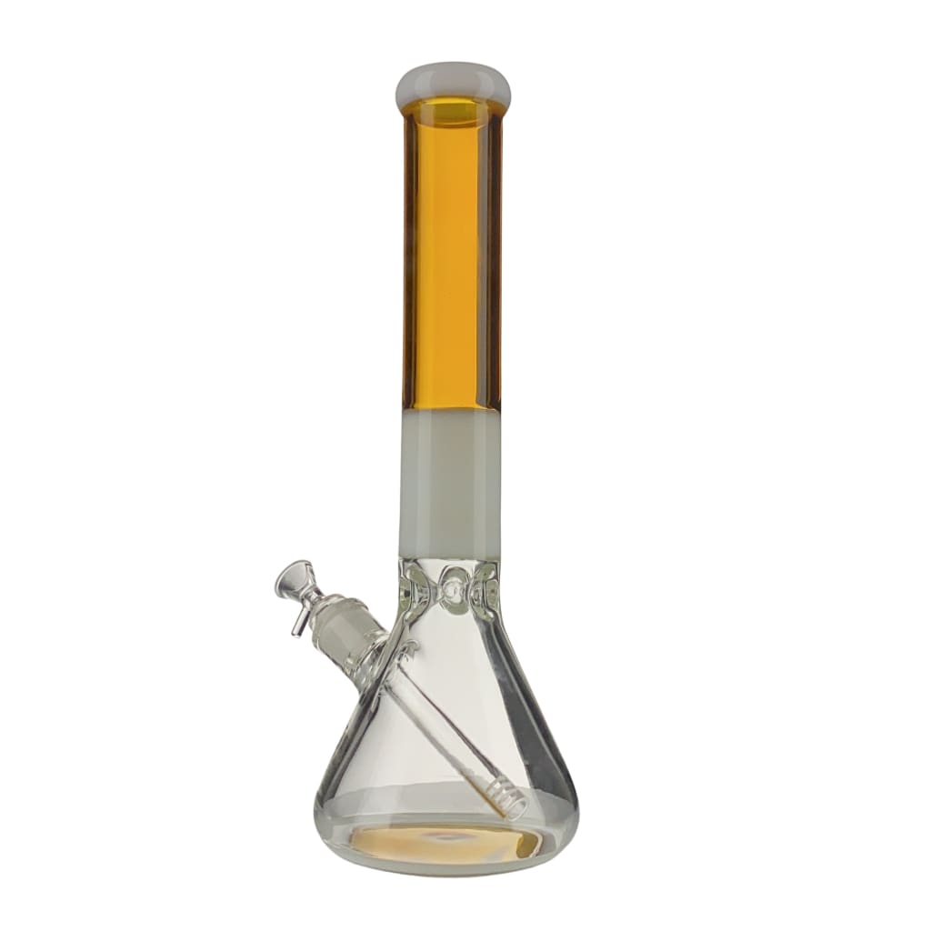 Ripper Beaker Glass Water Pipe with adjustable stem and pull resistance
